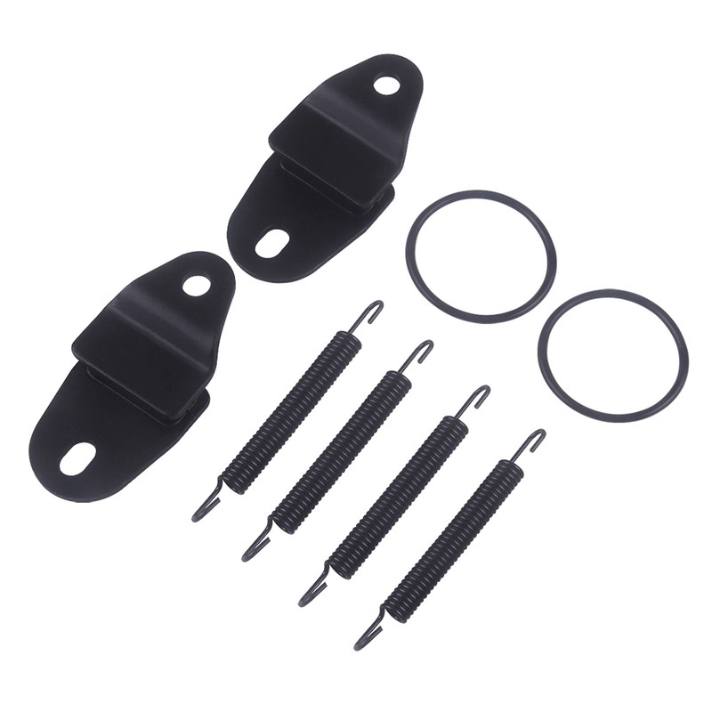 Motorcycle Exhaust Pipe Muffler Spring Exhaust Gaskets O-Ring Kit Stays
