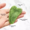 Rodillo Masaje Facial De Jade Gua Sha Rejuvenece Kit