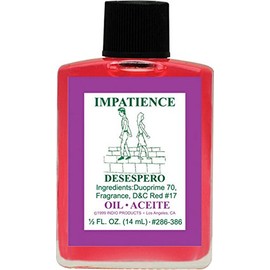 (1Pack) Indio Products Spiritual Anointing Oil- Impatience 1/2oz