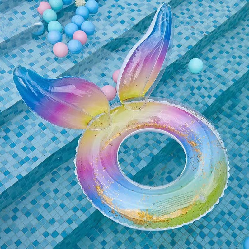 AiMMei Swim Ring for Adults and Children, Float with Backrest,