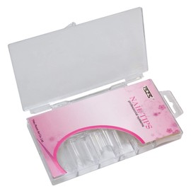 Half Tips Clear AN25/100P [Nail/Length Out/sukarupu/Nail Supplies]