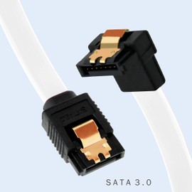 BIGtec SATA Cable 0,2m weiß gerade/unten