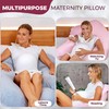 PILLANI Pregnancy Pillows for Sleeping – 57-Inch Maternity Pillow for