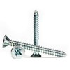 4.2mm x 25mm Phillips Countersunk Self Tapping Screws Steel Tappers