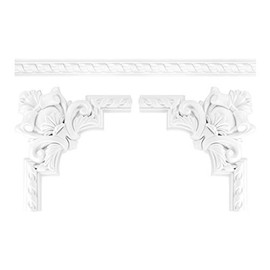 2 Metres | Wall and Ceiling Border | PU | Fries | Shockproof | Perfect | 41 x 23 mm | CR707