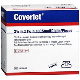 COVERLET FINGER SMALL BANDAGES, 100/Box