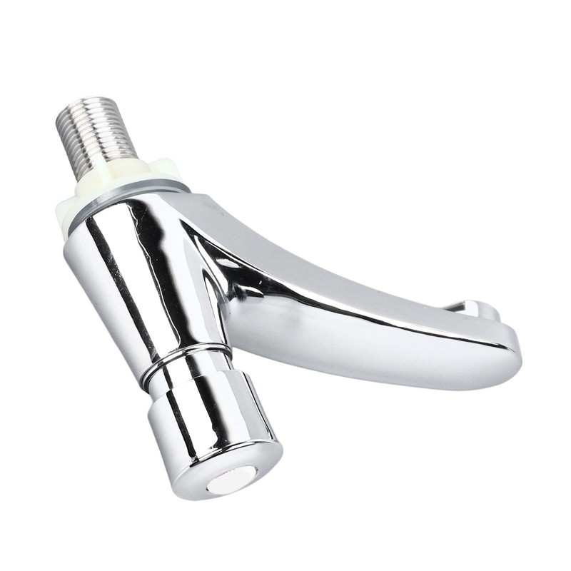 Basin Sink Faucet Push Button Design Water Saving Rugged Reliable