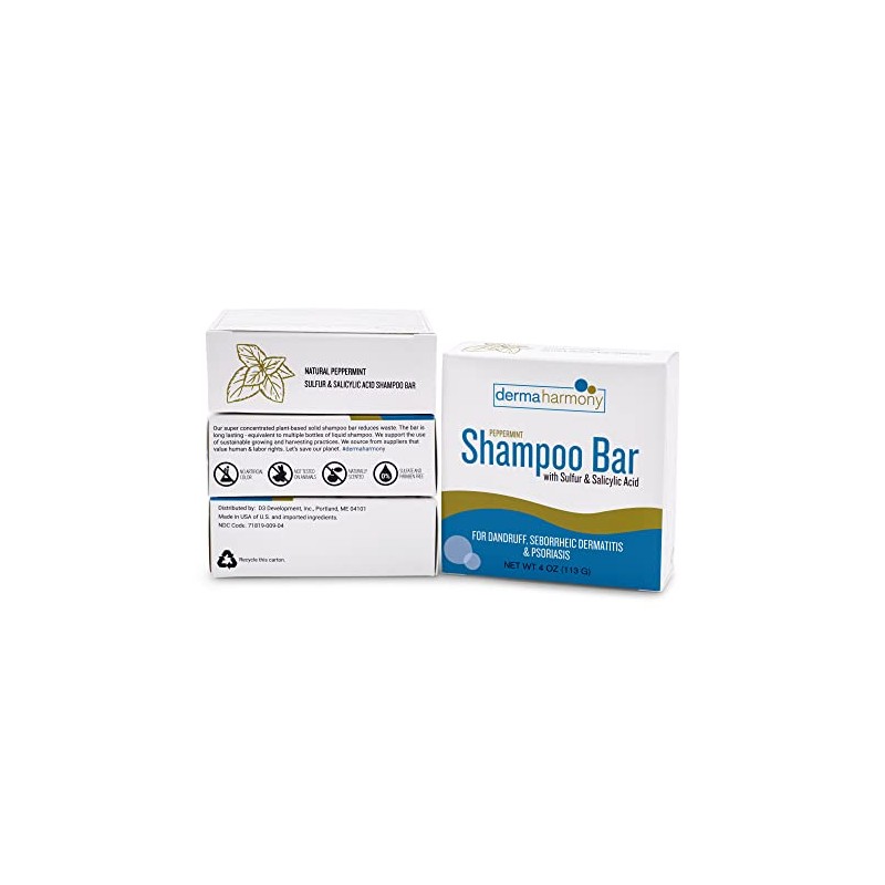 Dermaharmony- Champú en barra con 5% de azufre y 2%