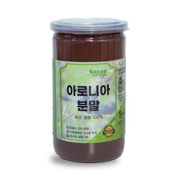 Aronia powder herbal medicine 400g hot air dried domestic double sealed container / 아로니아분말 약초뜰팡 400g 열풍건조 국산 이중밀폐통