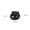 Trimming Shop Plastic Toggle Stopper Cord Locks Spring Loaded Elastic