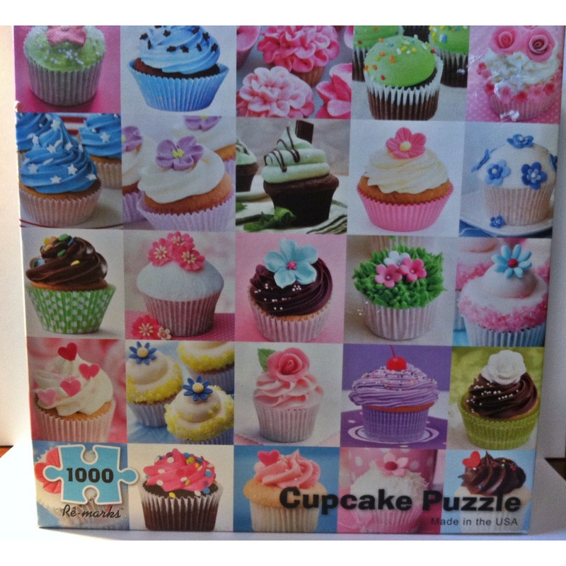Cupcake 1000 Piece Puzzle + Mini Poster by Re-marks