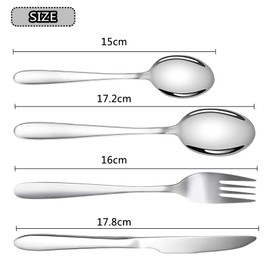 Acehome Cutlery Set with Portable Pouch Case, Stainless Steel Flatware Camping Utensil Set with Neoprene Bag for Outdoor Travel Picnic Office School Lunch Box (4 Pcs Blue)