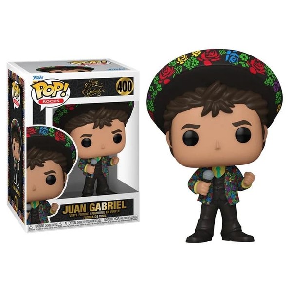 Funko Mariachi Juan Gabriel Floral Outfit with Microphone + Pop
