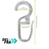 DELFRA 100 Clip Over Hooks 10 mm Transparent – Folding