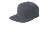 Sport-TEK Unisex Classics Flat Bill Snapback Cap, Graphite, One Size