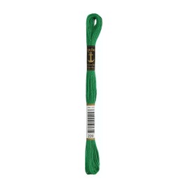 Anchor 232719 4635000-00228 Embroidery Thread, Cotton, Green, 3 g
