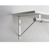 White Heavy-Duty Shelf Bracket and Rod Support – Strong &