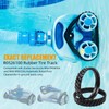 Tellfeel 4-Pack R0526100 Pool Cleaner Tire Track Replacement for Zodiac