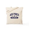 CafePress Air Force Grandma Tote Bag Natural Canvas Tote Bag,
