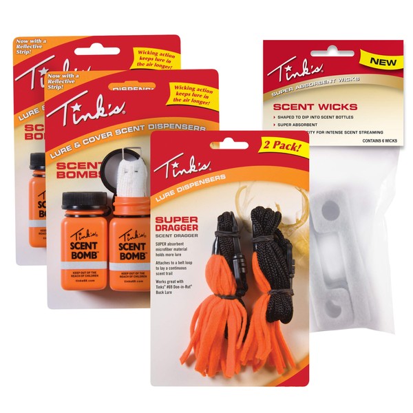 TINK'S Scent Lure Value Pack | Scent Dispensing Lures &
