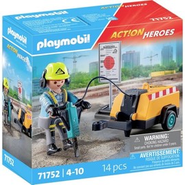 PLAYMOBIL® ACT!ON Heroes 71752 Builder with Chisel