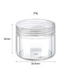 seimeinoki Silver Tape Storage Case, Tape Storage, Transparent, Divided Round