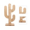 Wooden Coffee Capsule Holder Removable Coffee Pod Holder Cactus Shape
