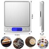Digital Kitchen Scale Stainless Steel High Precision 500g/0.01g LCD Display