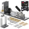 Kolvoii Pocket Hole Jig, Professional Adjustable Pocket Screw Jig for