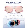 WOWSUN Retro sunglasses womens 2024 trendy round classic glasses