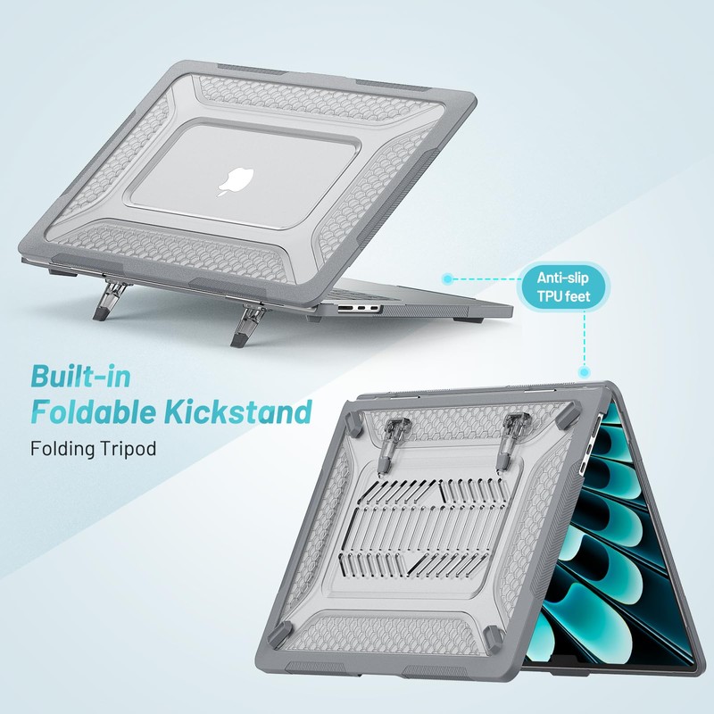 Batianda Upgraded Heavy Duty Case for MacBook Air 15 inch