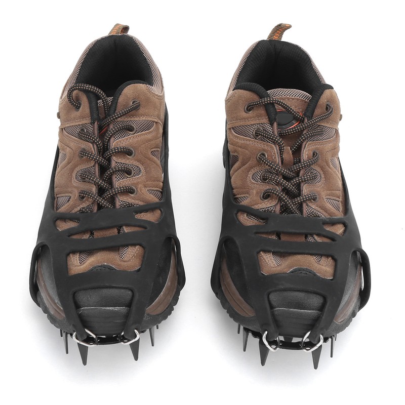 Crampons 18 Teeth Antislip Strong Grip Drop Resistant Ice Cleats