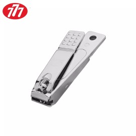 Three Seven 쓰리세븐 777 일자 소형 손톱깍이 (N-620ZASC) 일자형 내성 손톱 깍기 내향성 깍이 튐방지캡 Three Seven 777 Straight Small Nail Clipper (N-620ZASC) [Monochrome]