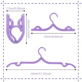 Travel Hangers Foldable Hangers Clothes Hanger Cintres Pour VêTements Clothing Hanger Support Vetement Cintre Portable Folding Hanger Folding Clothes Hanger Foldable Hangers Travel Small Hangers 10pcs