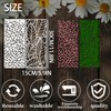 10Pcs Texture Stencils Flower Leaf Painting Stencils Mixed Backgrounds Stencil