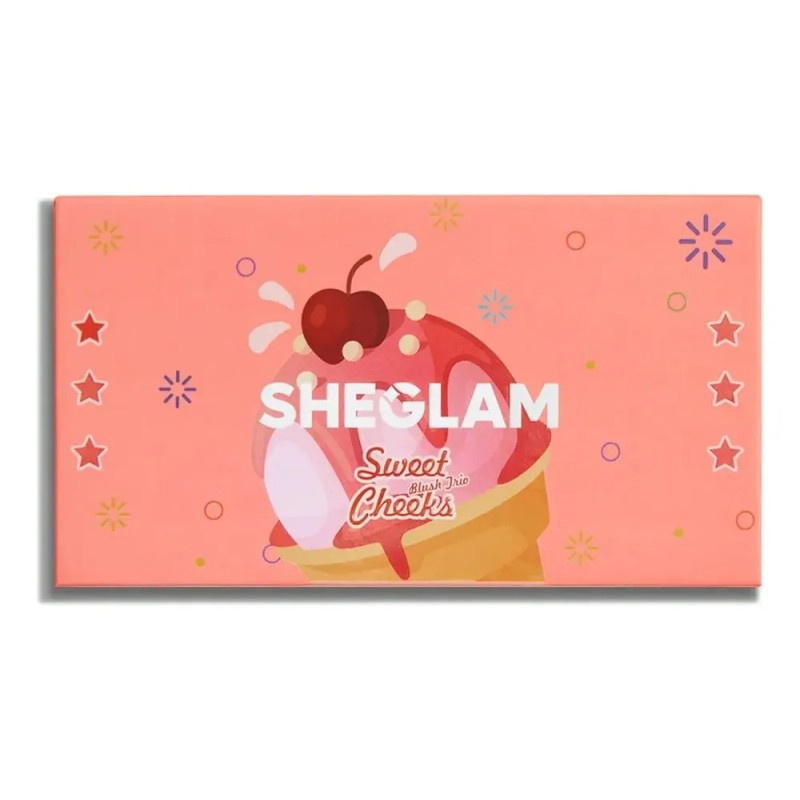 SHEGLAM Sweet Cheeks Trío Rubor Polvo - Sunset Cruise