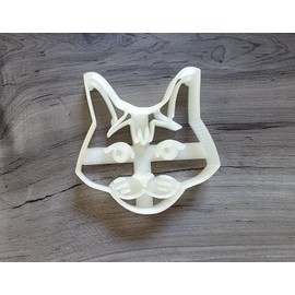 Maine Coon Cat Cookie Cutter, 3 inch, Face Shape