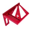 Upgrade Woodworking Measuring Ruler Metric/Inch 3D Multi-Angle Aluminum Alloy 22.5/30/45/60/67.5/90