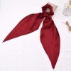 9 Pcs Silk Satin Hair Scarf Bow Scrunchies with Hair