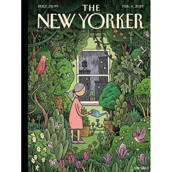 New York Puzzle Company - New Yorker Winter Garden - 500 Piece Jigsaw Puzzle