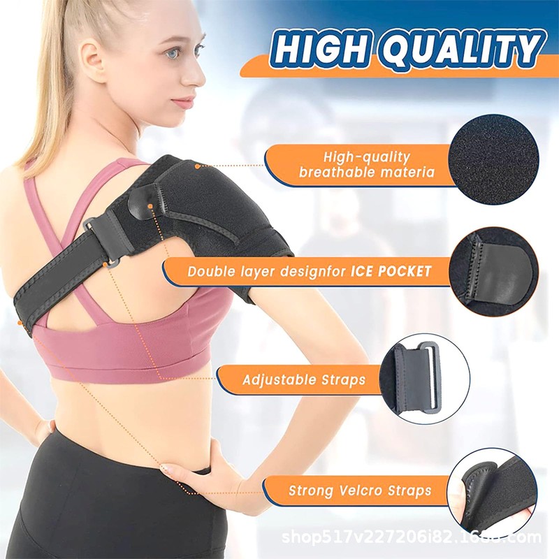 YIKANGHENG Shoulder Brace, Adjustable Large Size Shoulder Support for Men