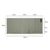 Side Pocket, Remote Control Pocket, Storage Pocket, Small Items, Hanging,