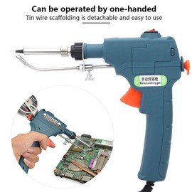 Solder Tin Gun, Soldering Gun Kit 80W Auto Send Tin Gun Handheld Welding Soldering Iron Tool Internal Heating for DIY Electrical, Soldering Guns (US Plug 110V)