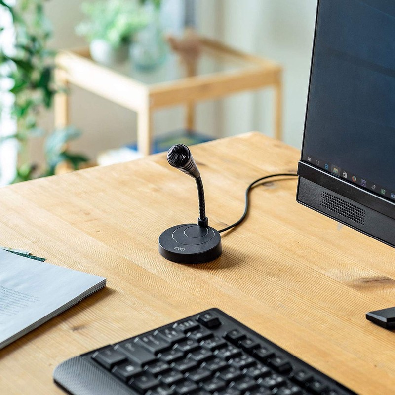 Sanwa Supply MM-MC32 PC Stand Microphone AUX