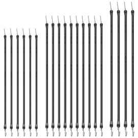 GBACHOOSE 20PCS Rubber Tarp Straps Bungee Cords with Hooks Heavy Duty Outdoor, 100% EPDM Tarp Straps with Thicker Connect Hole & Metal Crimped for Securing Cargo, Bikes, Camping Gear(15", 21", 31")