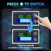 DROK RV Battery Monitor 12v, 10-100v Digital Voltage Meter Battery