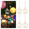 20pcs Birth Jesus Pattern Pendant Rope Nativity Scene Ornaments Christian