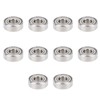 10Pcs Mini Bearing High Rotating Speed Double Shielded Machinery Parts