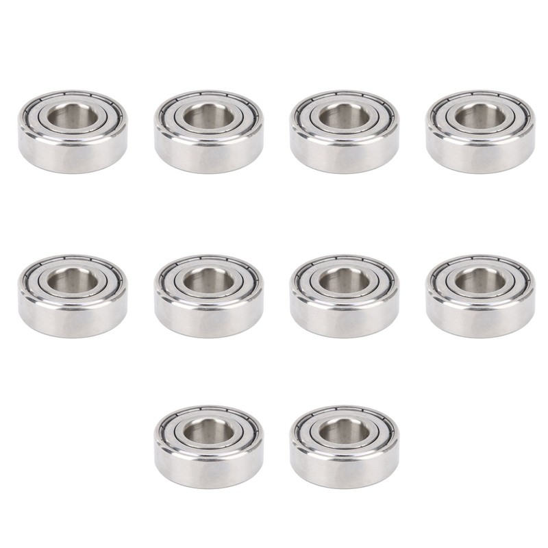 10Pcs Mini Bearing High Rotating Speed Double Shielded Machinery Parts
