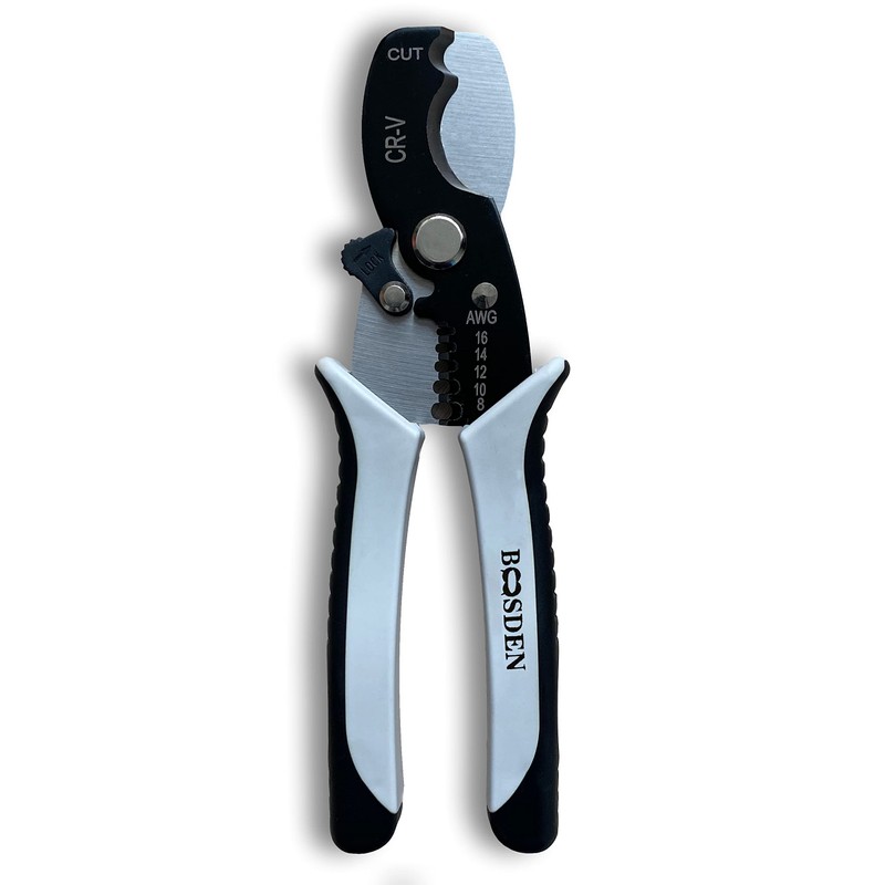Wire Cutters Stripper, BOOSDEN 8 inch Cable Cutters, Awg Wire